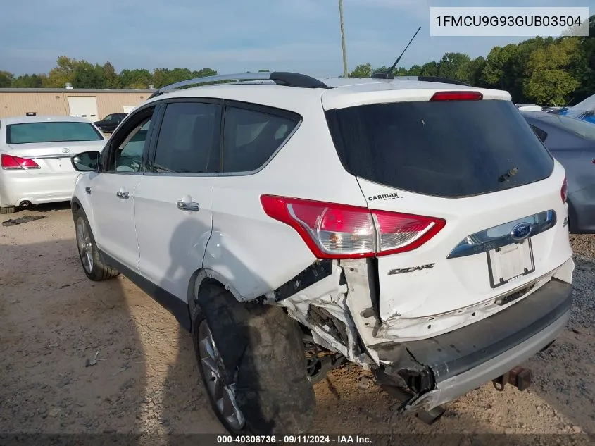 2016 Ford Escape Se VIN: 1FMCU9G93GUB03504 Lot: 40308736