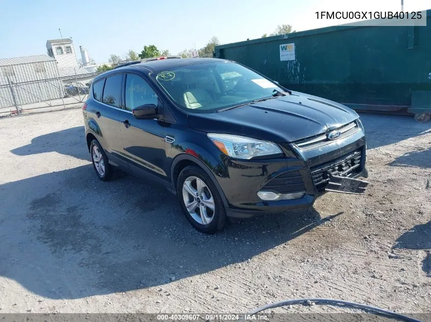 1FMCU0GX1GUB40125 2016 Ford Escape Se