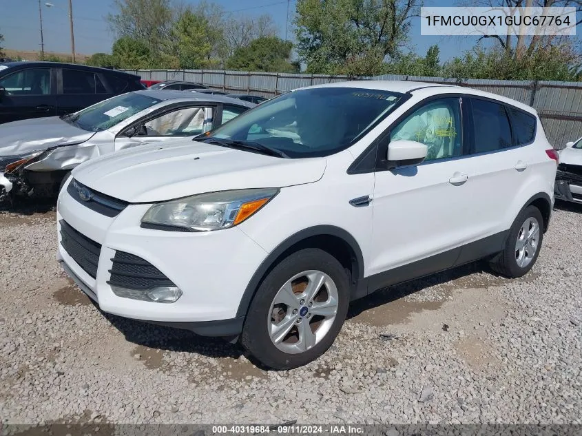 2016 Ford Escape Se VIN: 1FMCU0GX1GUC67764 Lot: 40319684