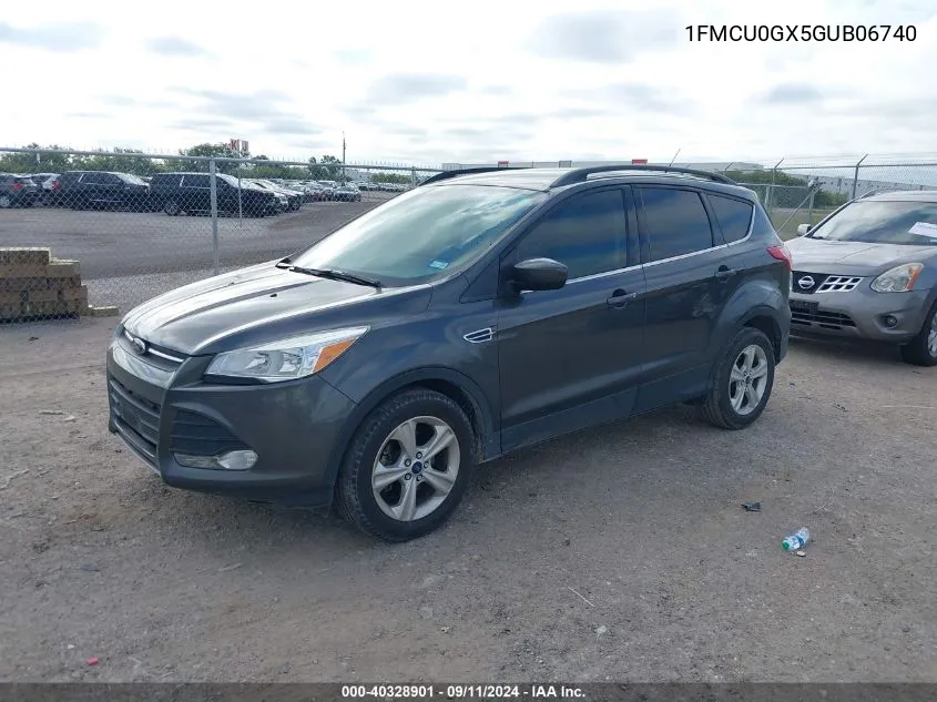 2016 Ford Escape Se VIN: 1FMCU0GX5GUB06740 Lot: 40328901