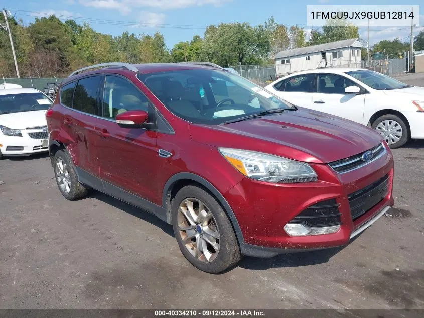 2016 Ford Escape Titanium VIN: 1FMCU9JX9GUB12814 Lot: 40334210