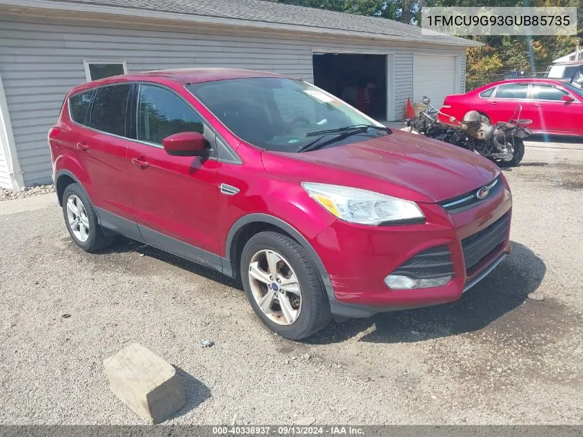 2016 Ford Escape Se VIN: 1FMCU9G93GUB85735 Lot: 40338937