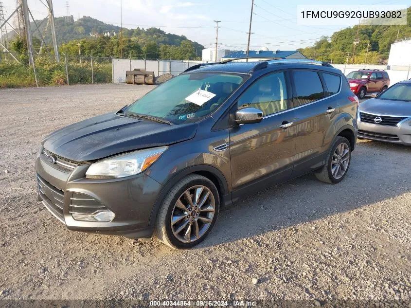 2016 Ford Escape Se VIN: 1FMCU9G92GUB93082 Lot: 40344864