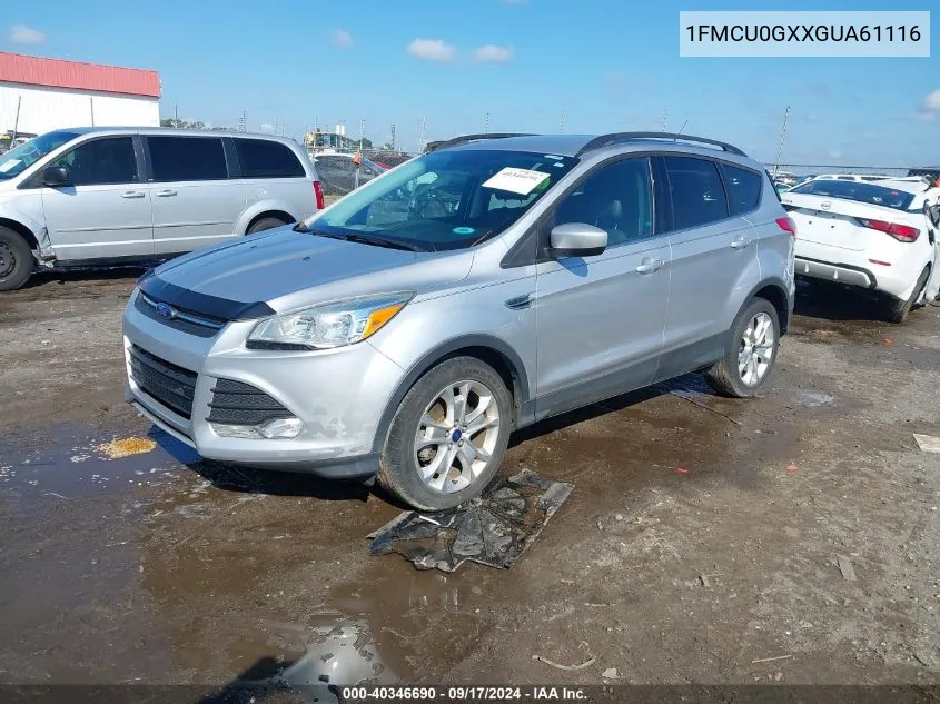 1FMCU0GXXGUA61116 2016 Ford Escape Se