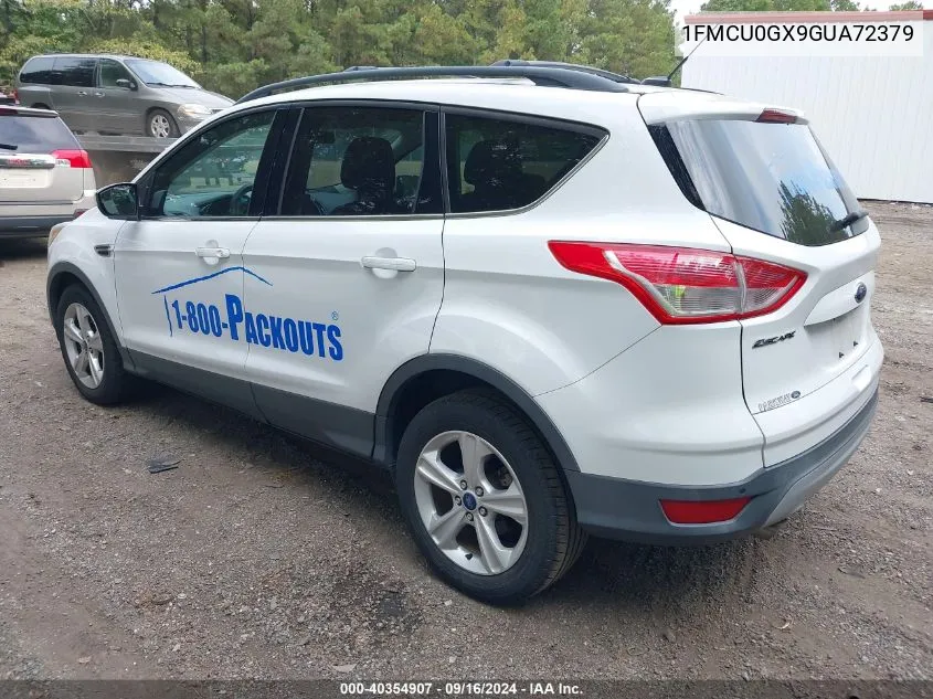 1FMCU0GX9GUA72379 2016 Ford Escape Se