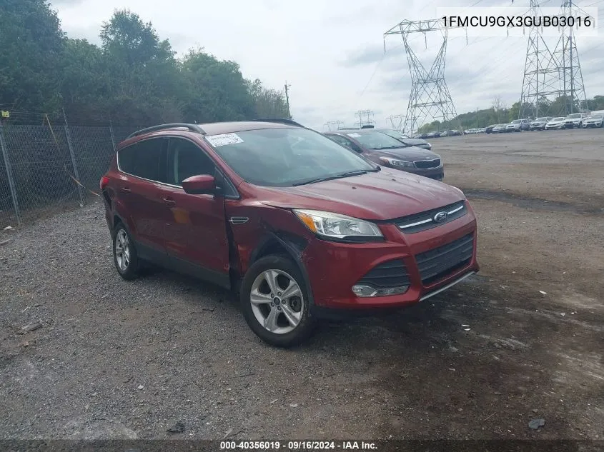 2016 Ford Escape Se VIN: 1FMCU9GX3GUB03016 Lot: 40356019