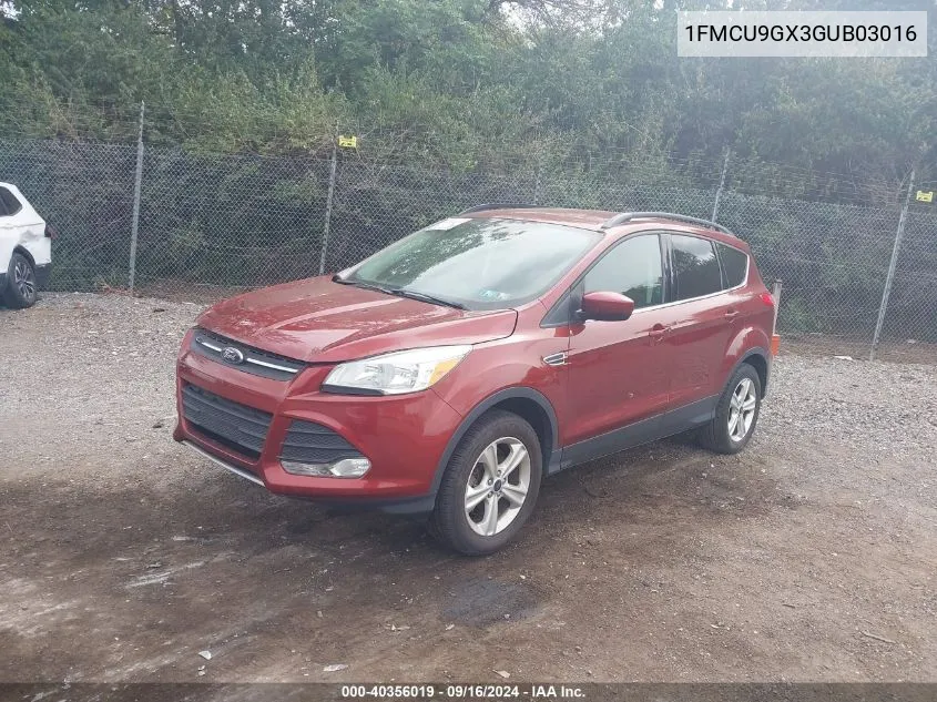 1FMCU9GX3GUB03016 2016 Ford Escape Se