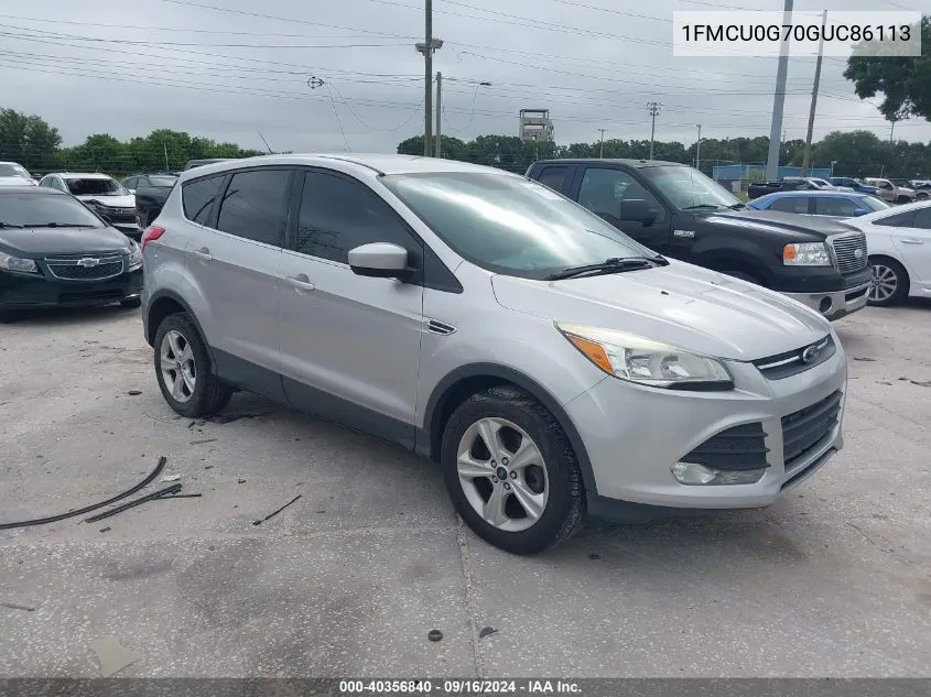 2016 Ford Escape Se VIN: 1FMCU0G70GUC86113 Lot: 40356840