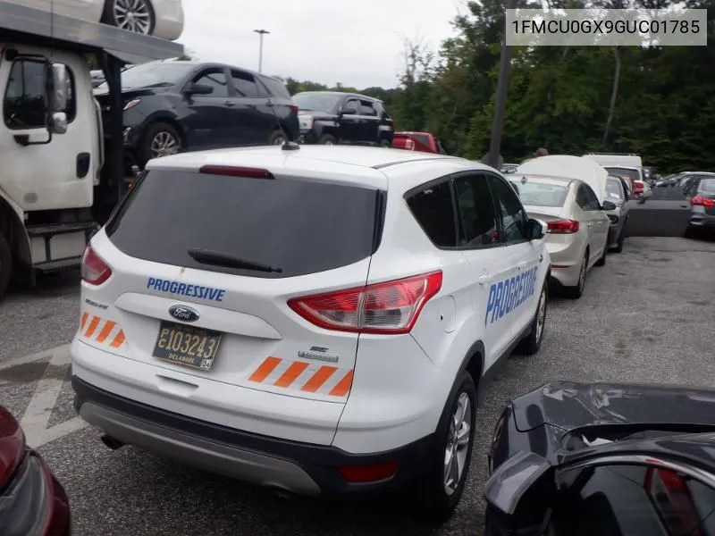 2016 Ford Escape Se VIN: 1FMCU0GX9GUC01785 Lot: 40361326