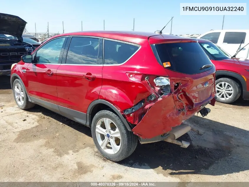 1FMCU9G91GUA32240 2016 Ford Escape Se