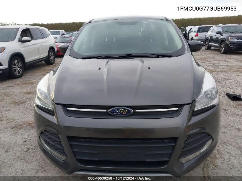 2016 Ford Escape Se VIN: 1FMCU0G77GUB69953 Lot: 40530258