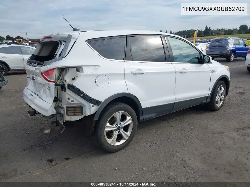 2016 Ford Escape Se VIN: 1FMCU9GXXGUB62709 Lot: 40536241