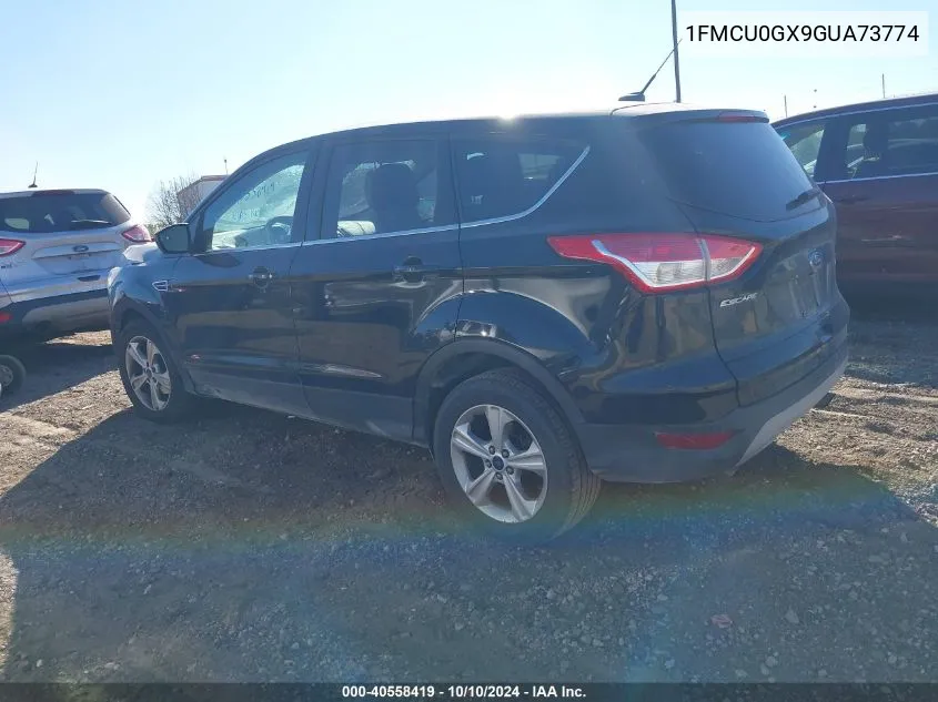 2016 Ford Escape Se VIN: 1FMCU0GX9GUA73774 Lot: 40558419