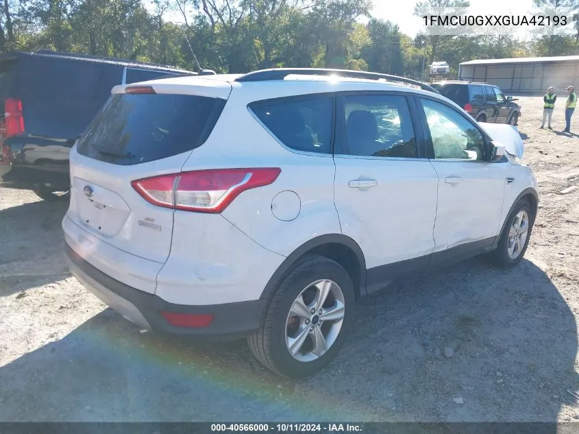 1FMCU0GXXGUA42193 2016 Ford Escape Se