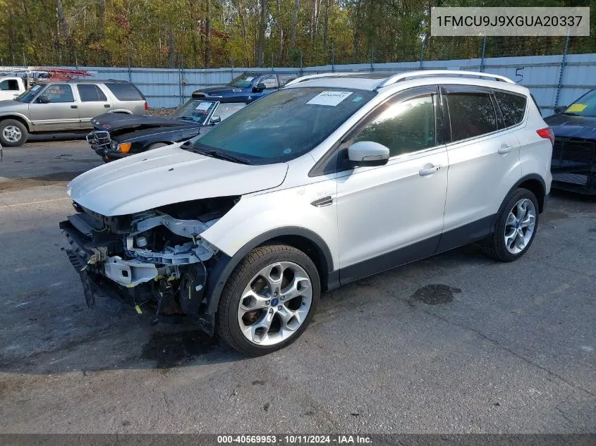 2016 Ford Escape Titanium VIN: 1FMCU9J9XGUA20337 Lot: 40569953