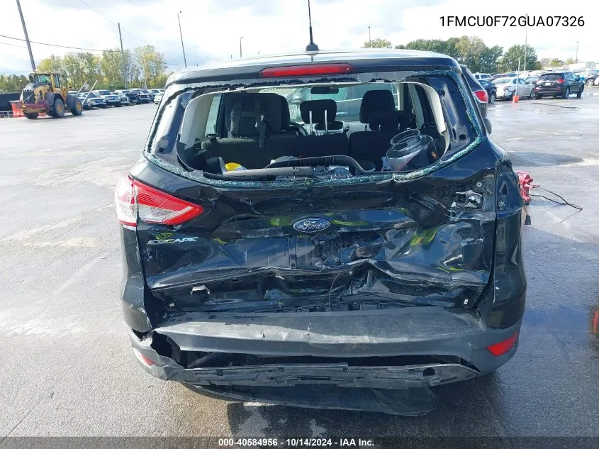 2016 Ford Escape S VIN: 1FMCU0F72GUA07326 Lot: 40584956