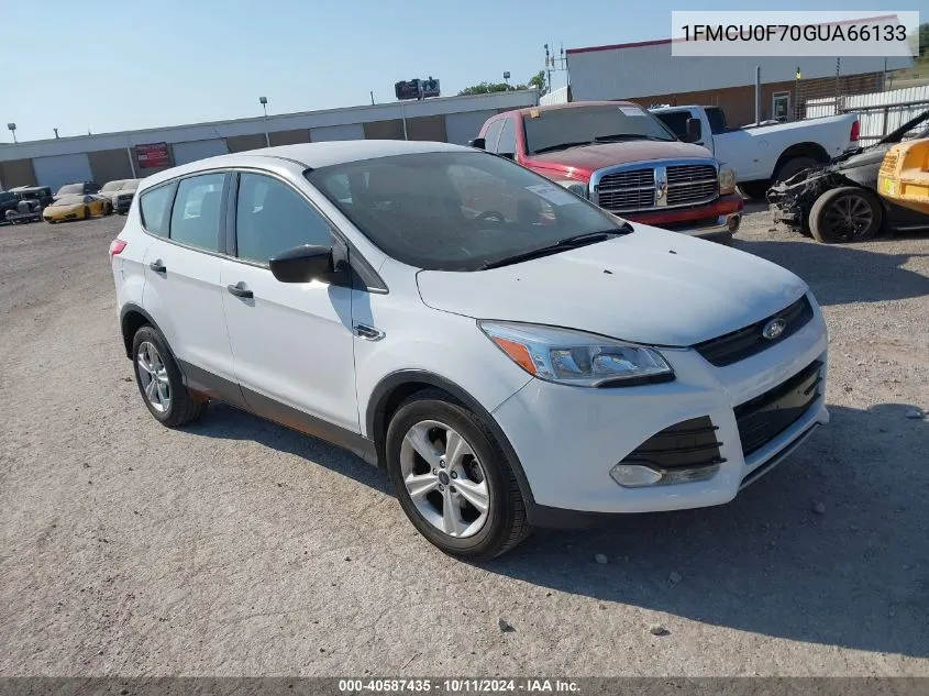 2016 Ford Escape S VIN: 1FMCU0F70GUA66133 Lot: 40587435