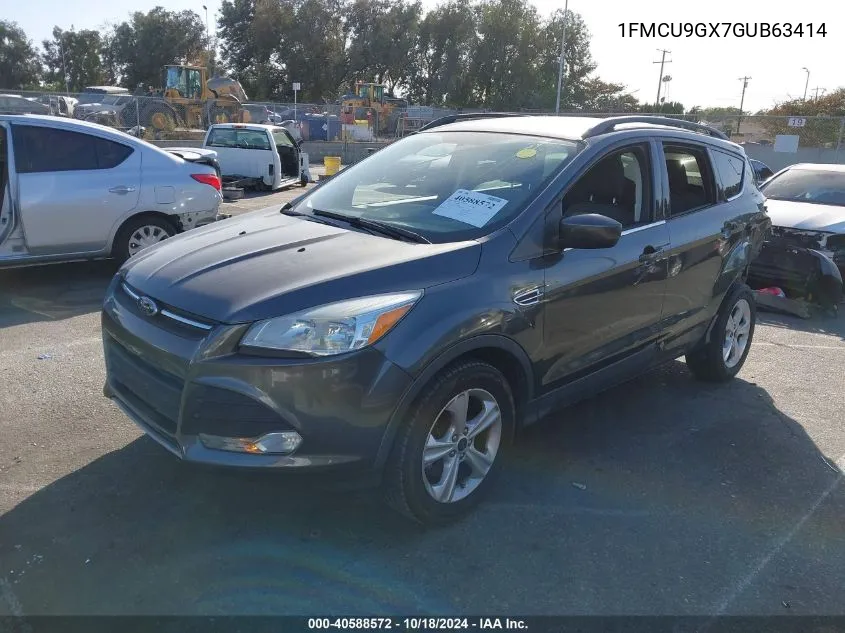 2016 Ford Escape Se VIN: 1FMCU9GX7GUB63414 Lot: 40588572