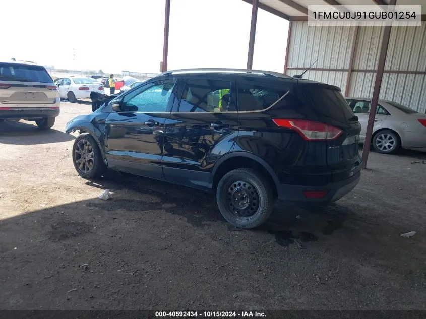 2016 Ford Escape Titanium VIN: 1FMCU0J91GUB01254 Lot: 40592434