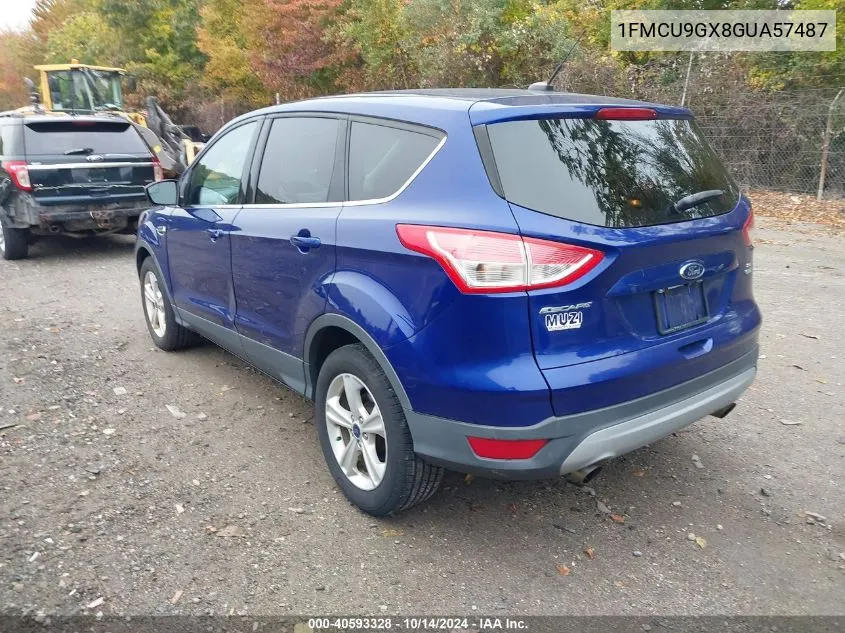 2016 Ford Escape Se VIN: 1FMCU9GX8GUA57487 Lot: 40593328