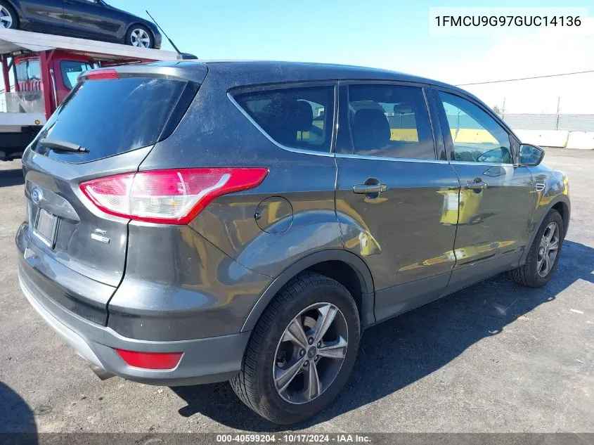 2016 Ford Escape Se VIN: 1FMCU9G97GUC14136 Lot: 40599204