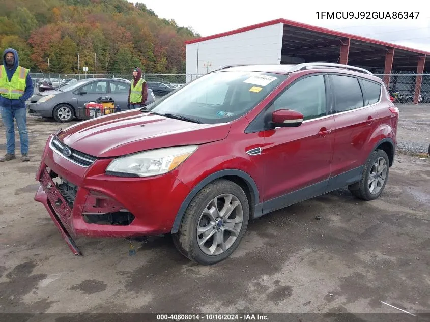 2016 Ford Escape Titanium VIN: 1FMCU9J92GUA86347 Lot: 40608014