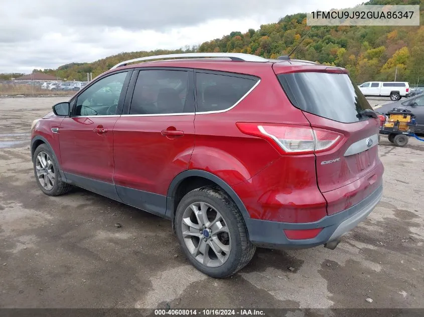 2016 Ford Escape Titanium VIN: 1FMCU9J92GUA86347 Lot: 40608014