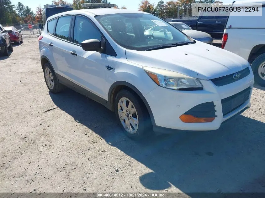 2016 Ford Escape S VIN: 1FMCU0F73GUB12294 Lot: 40614512