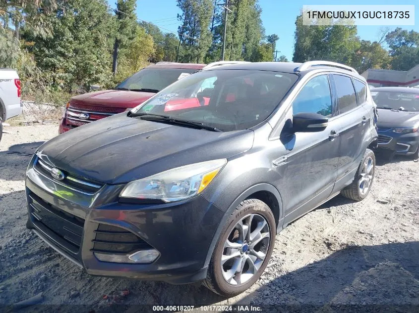 2016 Ford Escape Titanium VIN: 1FMCU0JX1GUC18735 Lot: 40618207