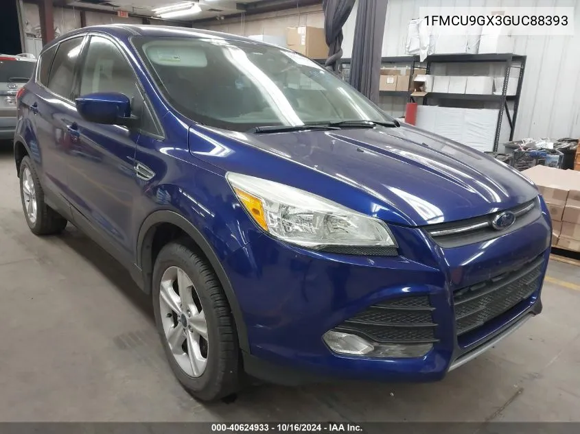 2016 Ford Escape Se VIN: 1FMCU9GX3GUC88393 Lot: 40624933