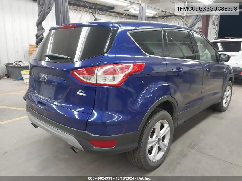 2016 Ford Escape Se VIN: 1FMCU9GX3GUC88393 Lot: 40624933