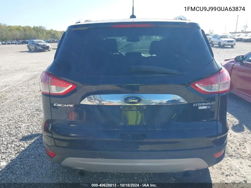 2016 Ford Escape Titanium VIN: 1FMCU9J99GUA63874 Lot: 40628813