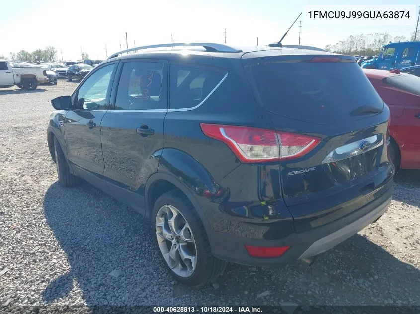 2016 Ford Escape Titanium VIN: 1FMCU9J99GUA63874 Lot: 40628813