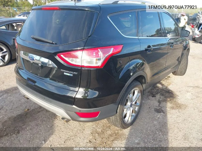 2016 Ford Escape Titanium VIN: 1FMCU9J97GUA77921 Lot: 40633486