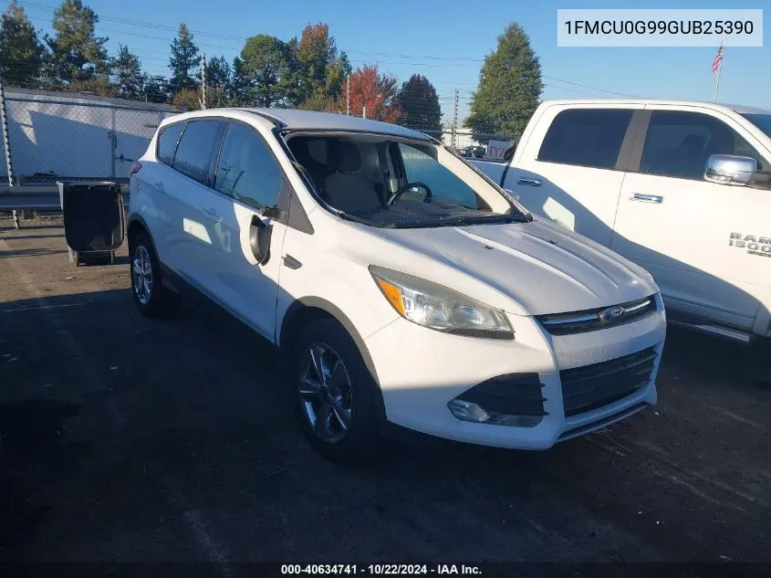 2016 Ford Escape Se VIN: 1FMCU0G99GUB25390 Lot: 40634741