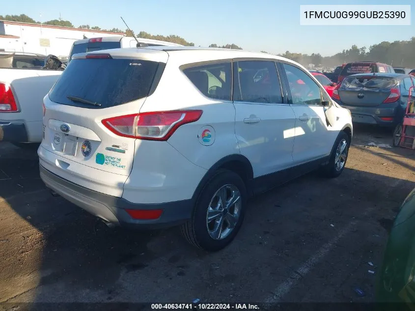 2016 Ford Escape Se VIN: 1FMCU0G99GUB25390 Lot: 40634741