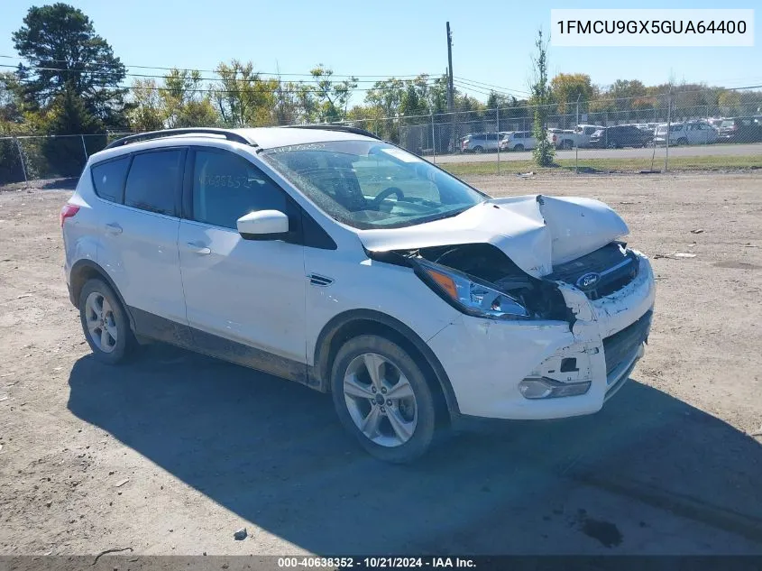 2016 Ford Escape Se VIN: 1FMCU9GX5GUA64400 Lot: 40638352