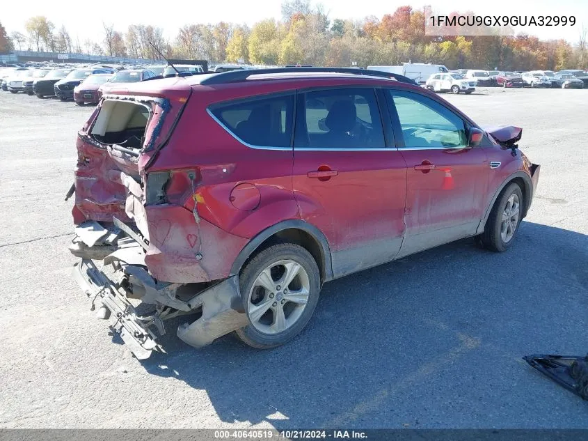 2016 Ford Escape Se VIN: 1FMCU9GX9GUA32999 Lot: 40640519