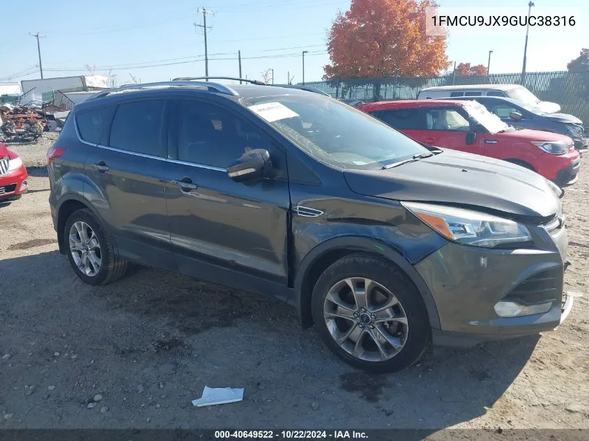 2016 Ford Escape Titanium VIN: 1FMCU9JX9GUC38316 Lot: 40649522