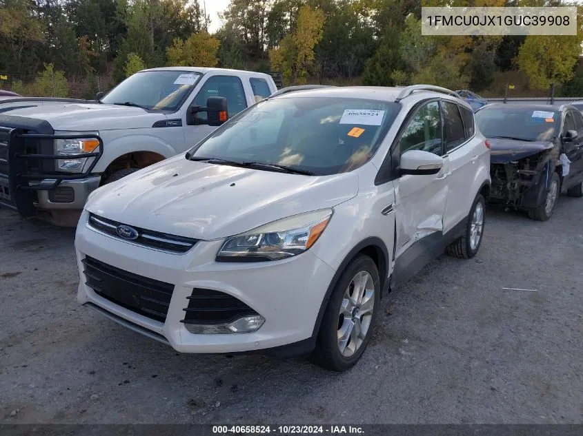 2016 Ford Escape Titanium VIN: 1FMCU0JX1GUC39908 Lot: 40658524