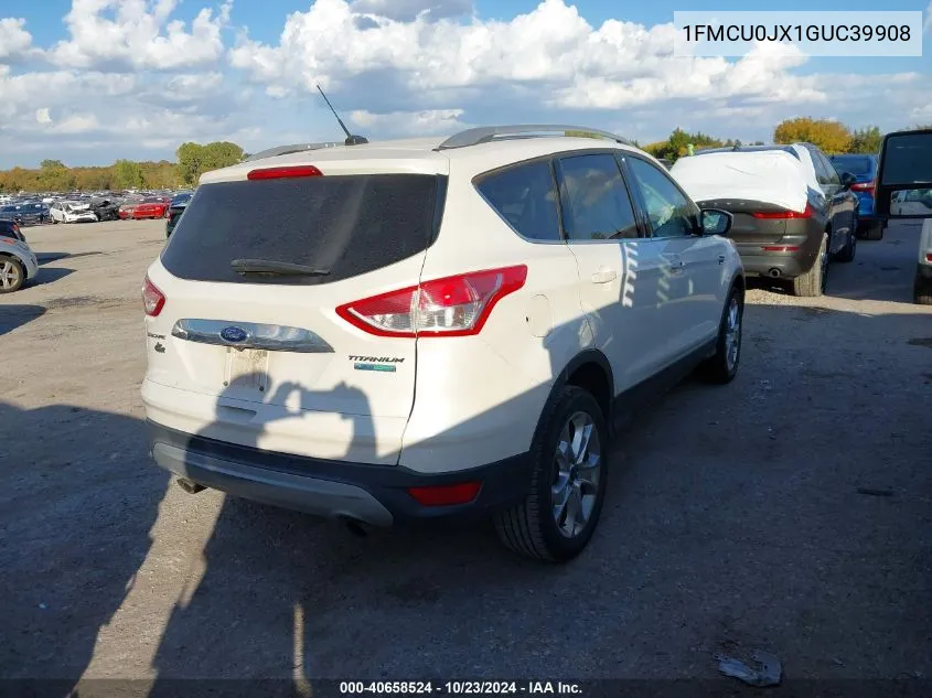 2016 Ford Escape Titanium VIN: 1FMCU0JX1GUC39908 Lot: 40658524