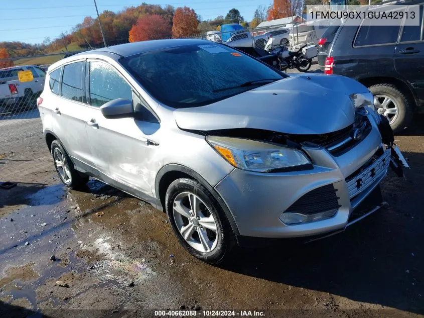 2016 Ford Escape Se VIN: 1FMCU9GX1GUA42913 Lot: 40662088