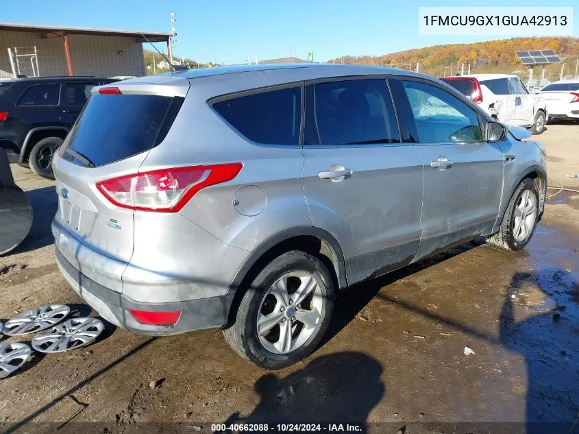 2016 Ford Escape Se VIN: 1FMCU9GX1GUA42913 Lot: 40662088