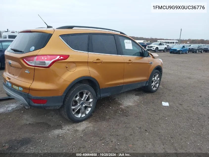 2016 Ford Escape Se VIN: 1FMCU9G9XGUC36776 Lot: 40664658