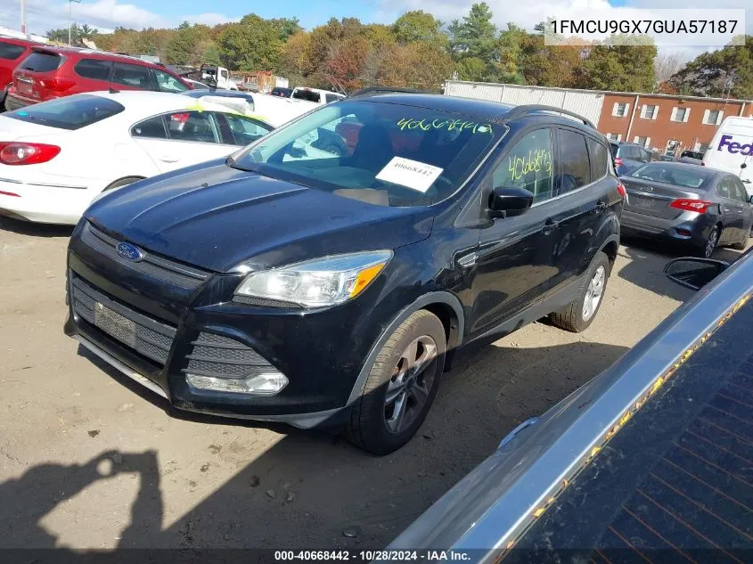 2016 Ford Escape Se VIN: 1FMCU9GX7GUA57187 Lot: 40668442