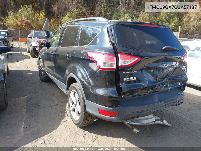 2016 Ford Escape Se VIN: 1FMCU9GX7GUA57187 Lot: 40668442