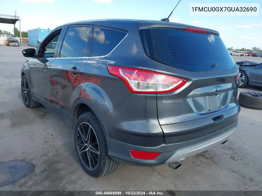 2016 Ford Escape Se VIN: 1FMCU0GX7GUA32690 Lot: 40669899