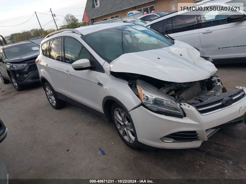 2016 Ford Escape Titanium VIN: 1FMCU0JX5GUA07621 Lot: 40671231