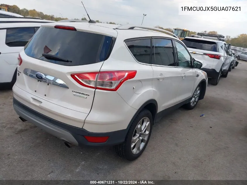 2016 Ford Escape Titanium VIN: 1FMCU0JX5GUA07621 Lot: 40671231