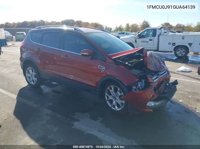 2016 Ford Escape Titanium VIN: 1FMCU0J91GUA64139 Lot: 40674970